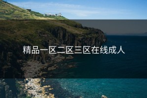精品一区二区三区在线成人